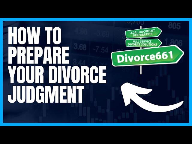 How To Prepare The California Divorce Judgment (2023 Forms)