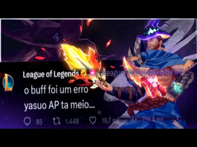 a riot BUFFOU YASUO AP e isso aconteceu...