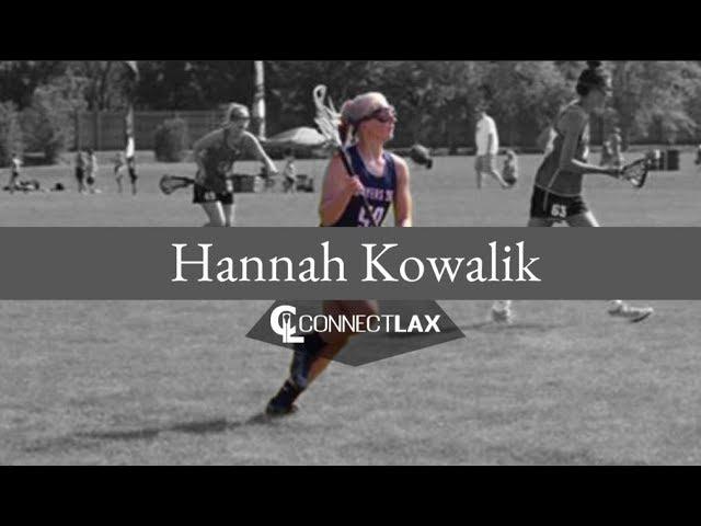 Hannah Kowalik Lacrosse Highlights - IL 2022 - Def