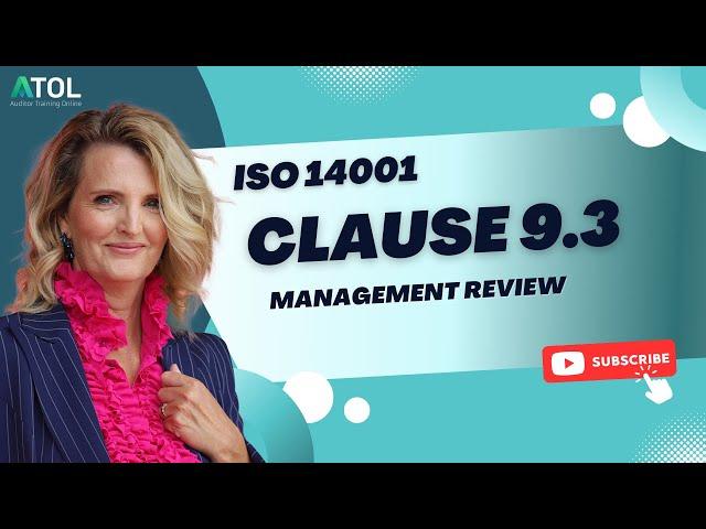 ISO 14001 Clause 9.3 Management Review | Auditor Training Online