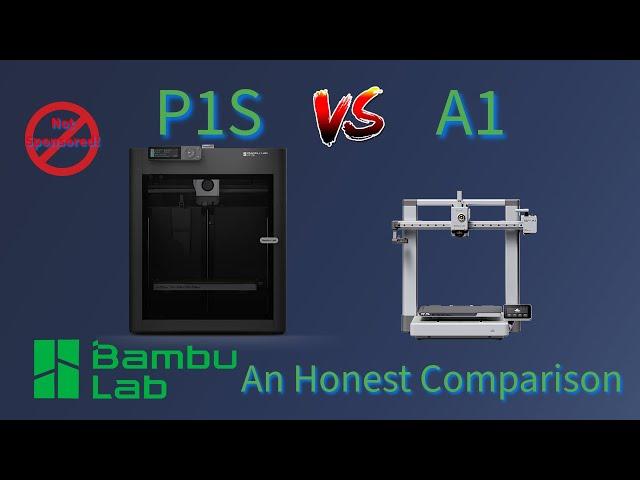 An Honest Comparison between the Bambu Lab P1S and the A1! Features - AMS Units and Noise Levels!