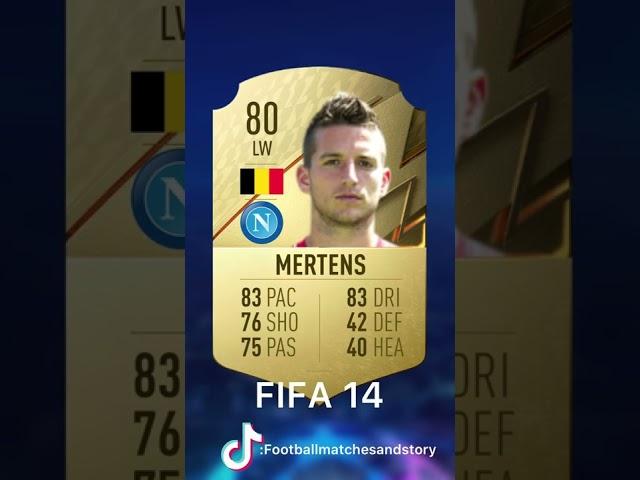 Dries Mertens FIFA Evolution