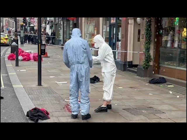 LONDON: Red Chunks After Car of Peace Driver Loses Mind