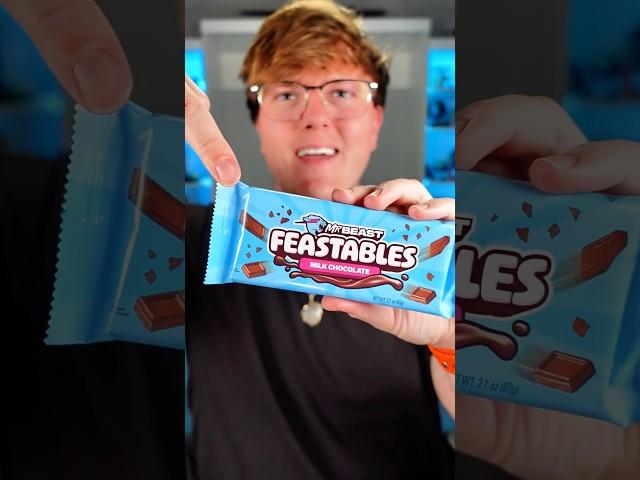 Trying MrBeast’s NEW Feastables Bar.. Is It Any Good?