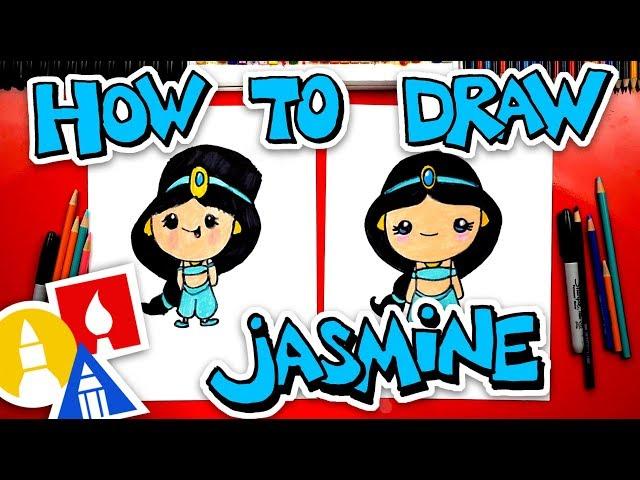 How To Draw Princess Jasmine From Aladdin