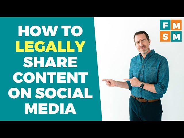 How To Legally Share Content On Social Media