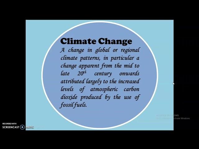 CLIMATE CHANGE- MULTIMODAL PRESENTATION BY FULINE VIC C. DE TORRES