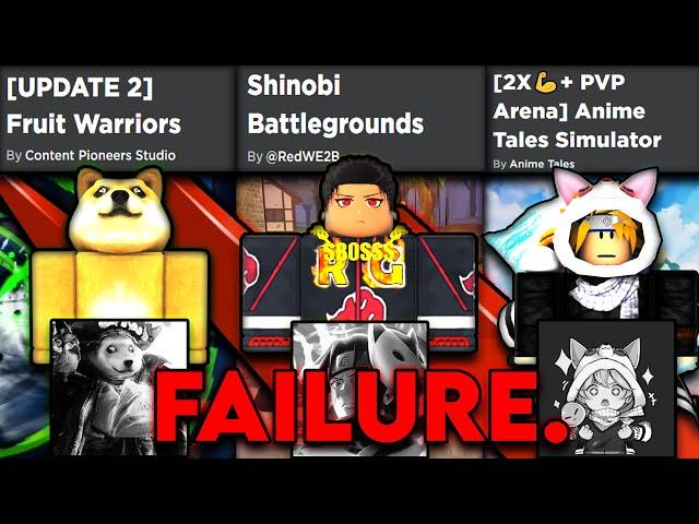 Why Roblox Youtuber Anime Games FAIL...