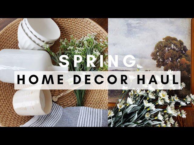 Spring decor haul 2022 | spring decorating ideas 2022