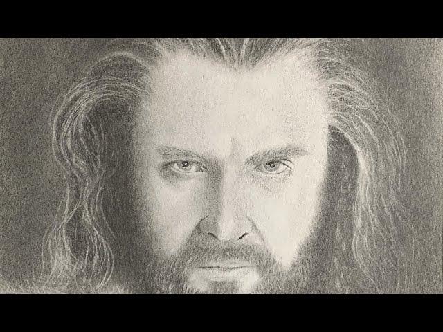 Drawing Thorin Oakenshield from The Hobbit
