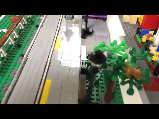 Lego moc: Train Station