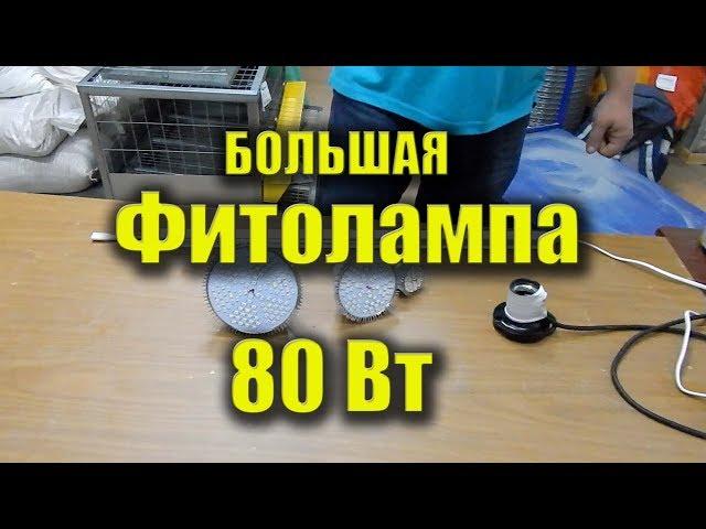 Большая Фитолампа 80 Вт     Самая лучшая фитолампа для растений и рассады