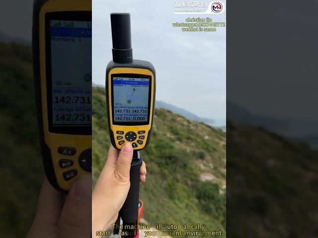 Today let's take a look at the topographic measurement function in handheld RTK #rtkreceivers