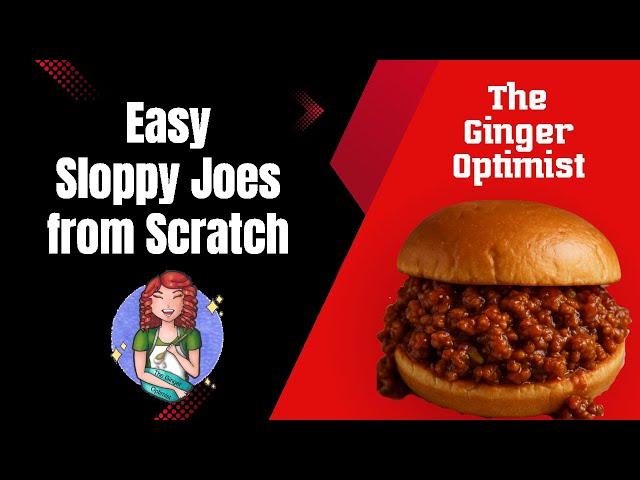 Easy Sloppy Joes from Scratch #sloppyjoesrecipe #bestsloppyjoes #howtomakesloppyjoeseasy