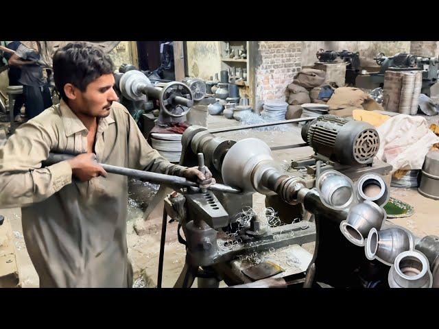 Inside an Aluminium Cookware Factory: Skilled Workers Crafting Utensils