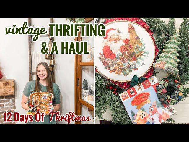 Day 4  Let’s Go Vintage Thrifting & THRIFT HAUL