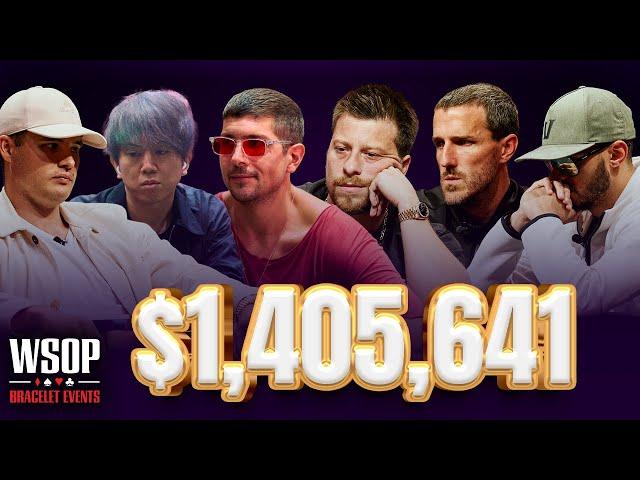 World Series of Poker 2024 | $25,000 6-Max High Roller Highlights with $1.4 Million Up Top!