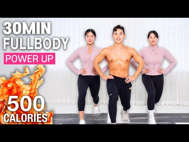 [FAT BURN] 30MIN POWER UP FULLBODY WORKOUT