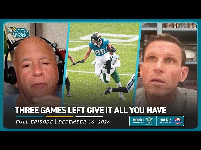 Pete & Tony Discuss Jags' Remaining 2024 Season | Jaguars Happy Hour | Jacksonville Jaguars