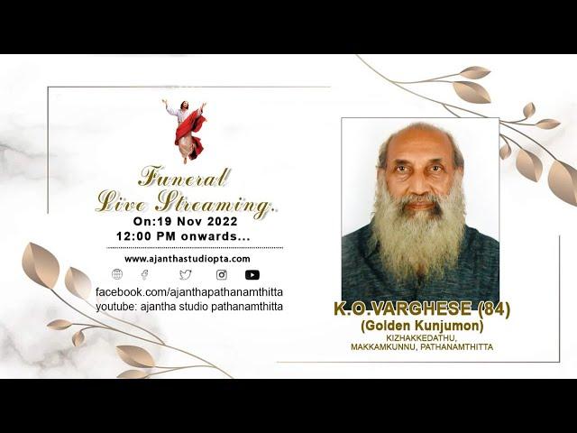 FUNERAL SERVICE OF K. O. VARGHESE (84)