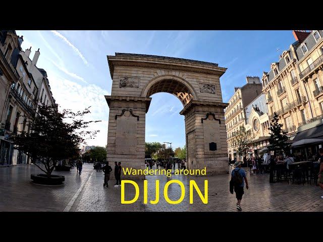 Wandering around Dijon France, one of the most beautiful cities in France.