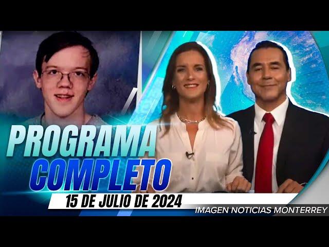 Noticias Monterrey con Gerardo Burgoa y Marymar Pando | Programa completo 15 de julio 2024