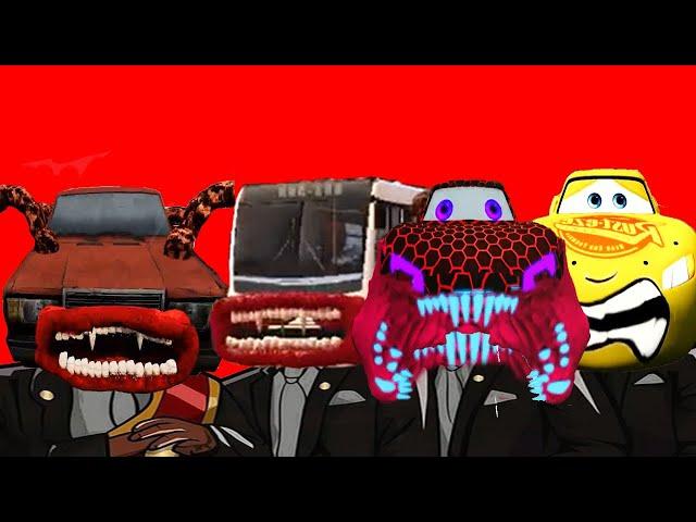 Epic Car Eating & Bus Eater & Spider Lightning Mcqueen - Astronomia Coffin Dance Meme Song ( COVER )