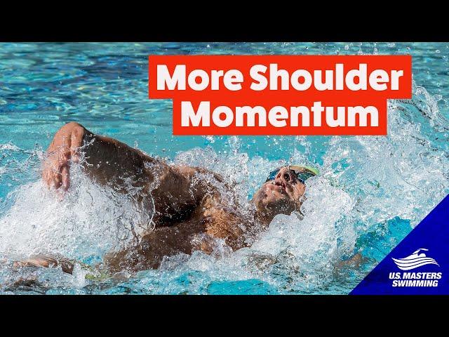 Backstroke Swimming Body Position // Tip 7 // Aggressively Rotating Your Shoulders