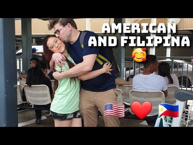 Meeting my man for the first time in 2024 (American and Filipina love story)