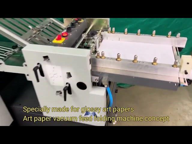 AUTOMATIC VACUUM FEED PAPER FOLDING MACHINE SUCTION FEED PAPER FOLDING MACHINE LEAFLET FOLDING