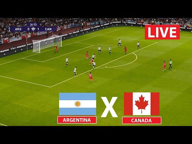 Sportzfy Live: ARGENTINA vs CANADA LIVE MATCH TODAY | COPA AMERICA 2024 | ARGENTINA LIVE MATCH