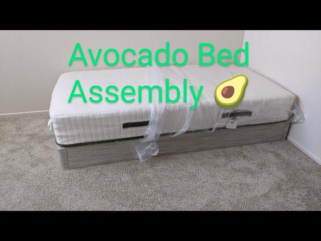 Avocado New Mattress & Foundation Assembly |  ️ #avocado #organic #OEKO-TEX #furniture #timelapse