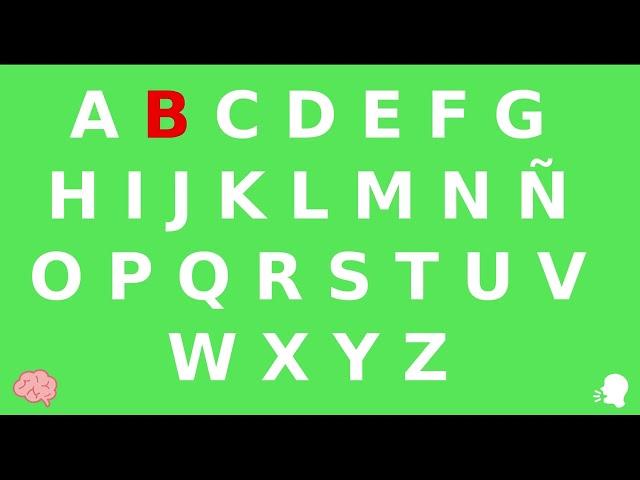 The Spanish alphabet - Children and Adults