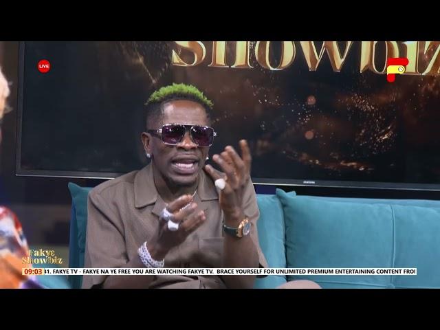 Shatta Wale goes hard on DJ Slim on Fakye Showbiz. Ghana Politicians must wake up - Shatta Wale