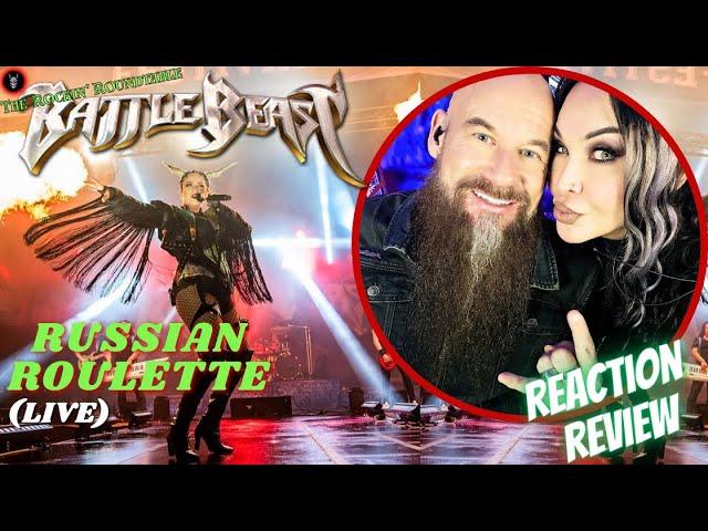 Metal couple REACTS and REVIEWS - BATTLE BEAST (live) Russian Roulette