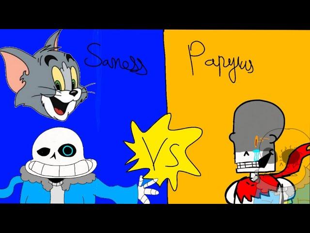 Saness vs papyrus (animation)