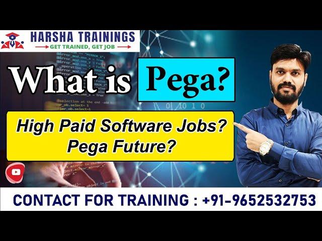 What is Pega? | High Paid Software Jobs? | Pega Future? | PEGA Training | English