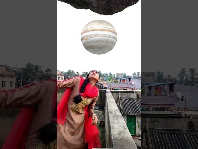 Asteroid Save the Earth From Planet Jupiter | VFX Park | #youtubeshorts #shorts #vfx