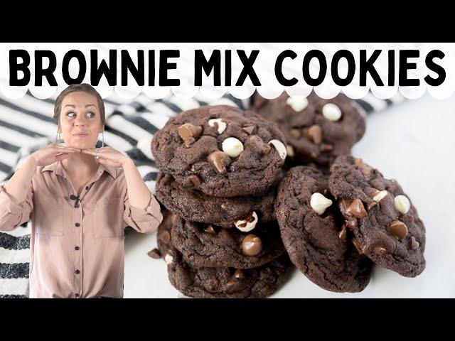 How to Make Brownie Mix Cookies- Only 3 Ingredients!