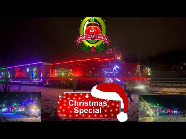 CPKC Holiday Train 2024 Sudbury (Christmas Special) (Arrival-Concert-Departure-back to yard 9/30/24)