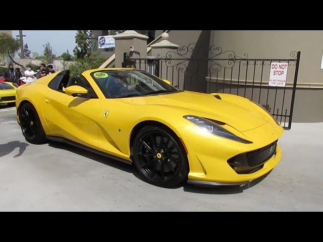 New Yellow Ferrari 812 GTS