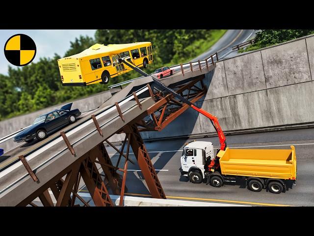 Most Epic Bridge Accidents Compilation #2  BeamNG.Drive