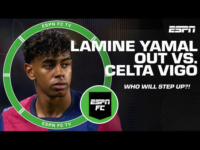 Can Barcelona defeat Celta Vigo without Lamine Yamal?  + How will Dani Olmo perform?! | ESPN FC