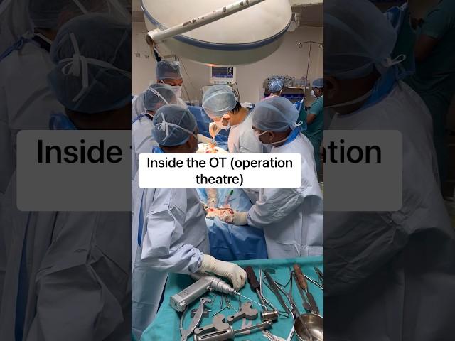 Inside Operation theatre / joint replacement OT #drpankajwalecha #surgeryday #shortsindia