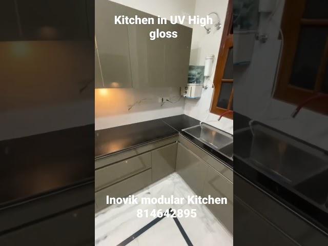 Modular Kitchen in UV High gloss