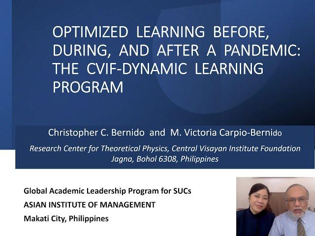 Optimized Learning Before, During, and After a Pandemic: The CVIF-Dynamic Learning Program