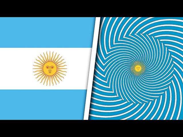 Flags, but these are Optical Illusions | Fun With Flags