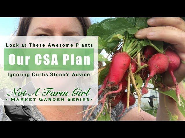 Our CSA Plan and More Work in the Garden