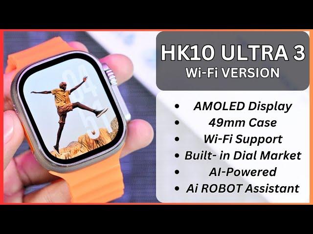 HK10 Ultra 3 [Wi-Fi] Smartwatch | AI Powered Best Apple Watch Ultra CLONE | Full Review