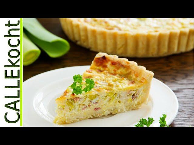 Quiche Lorraine. Lecker Gemüseauflauf. So gelingt sie perfekt. Rezept